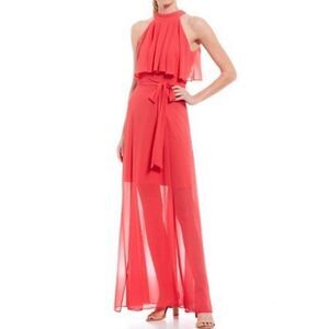 Eliza J Chiffon Maxi